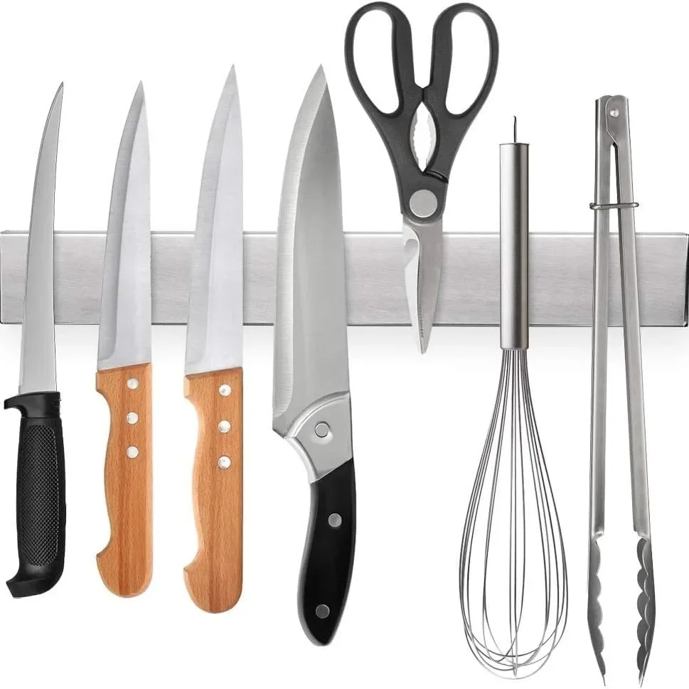 Magnetic Knife Strip - 10inch Stainless Steel Knife Stand Magnetic