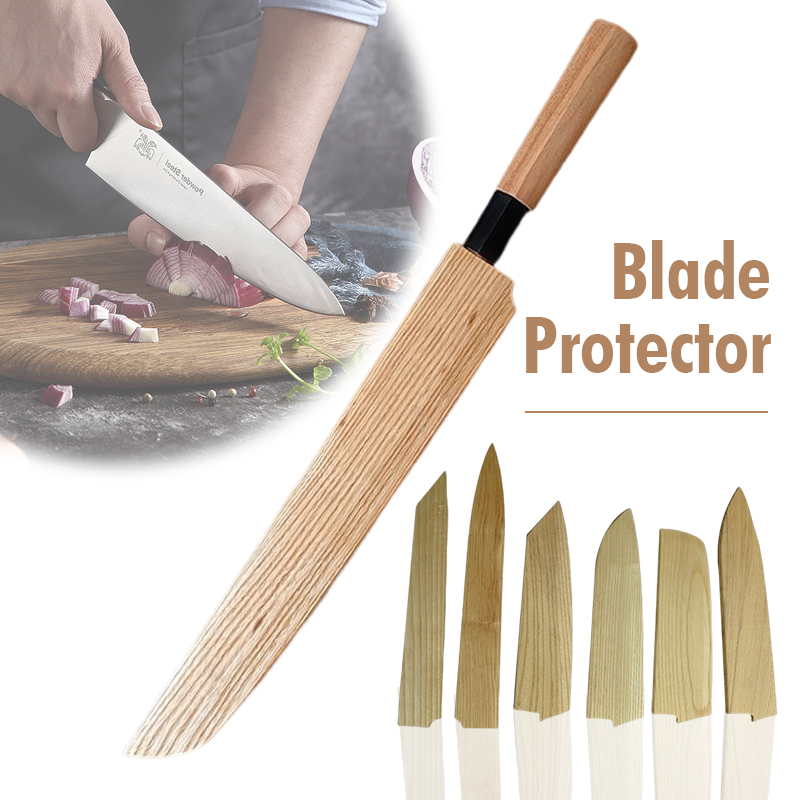 Chef's Wooden Knife Sheath Kit - Magnetic Knife Strip 评论和价格