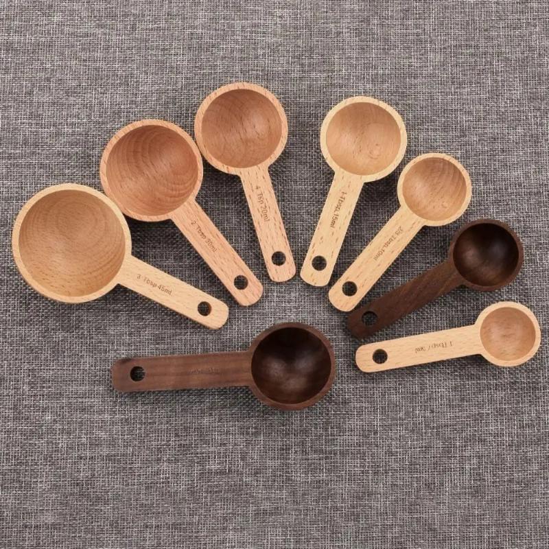 Wooden Measuring Spoon 7.5-45M - Kitchen Gadgets For Chefs 评论和价格