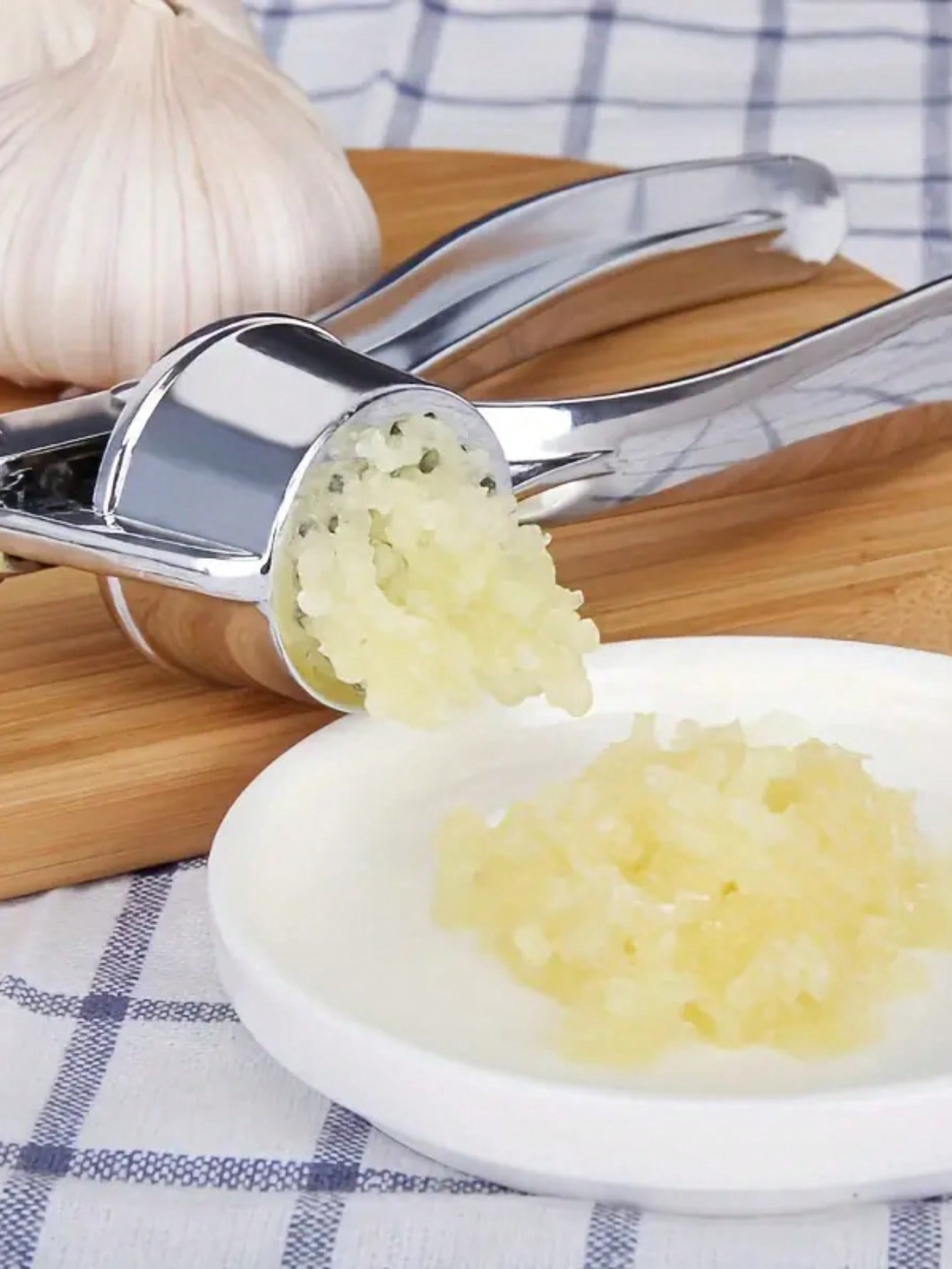 1pc, Garlic Press Washable Gar - Kitchen Gadgets Juicer 评论和价格