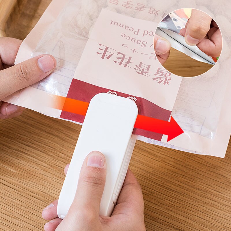 Mini Plastic Bag Sealer Portab - Kitchen Gadgets Store 评论和价格