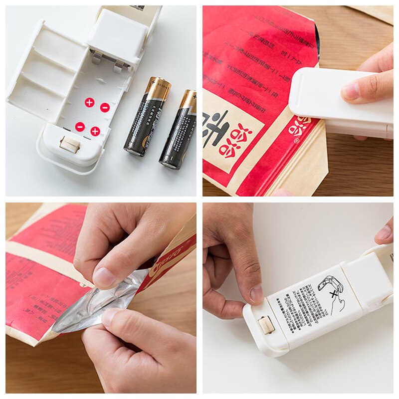 Mini Plastic Bag Sealer Portab - Kitchen Gadgets Store 评论和价格