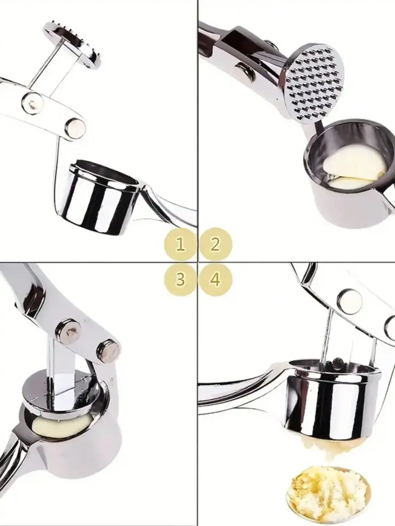 20261pc, Garlic Press Washable - Kitchen Gadgets Juicer 评论和价格