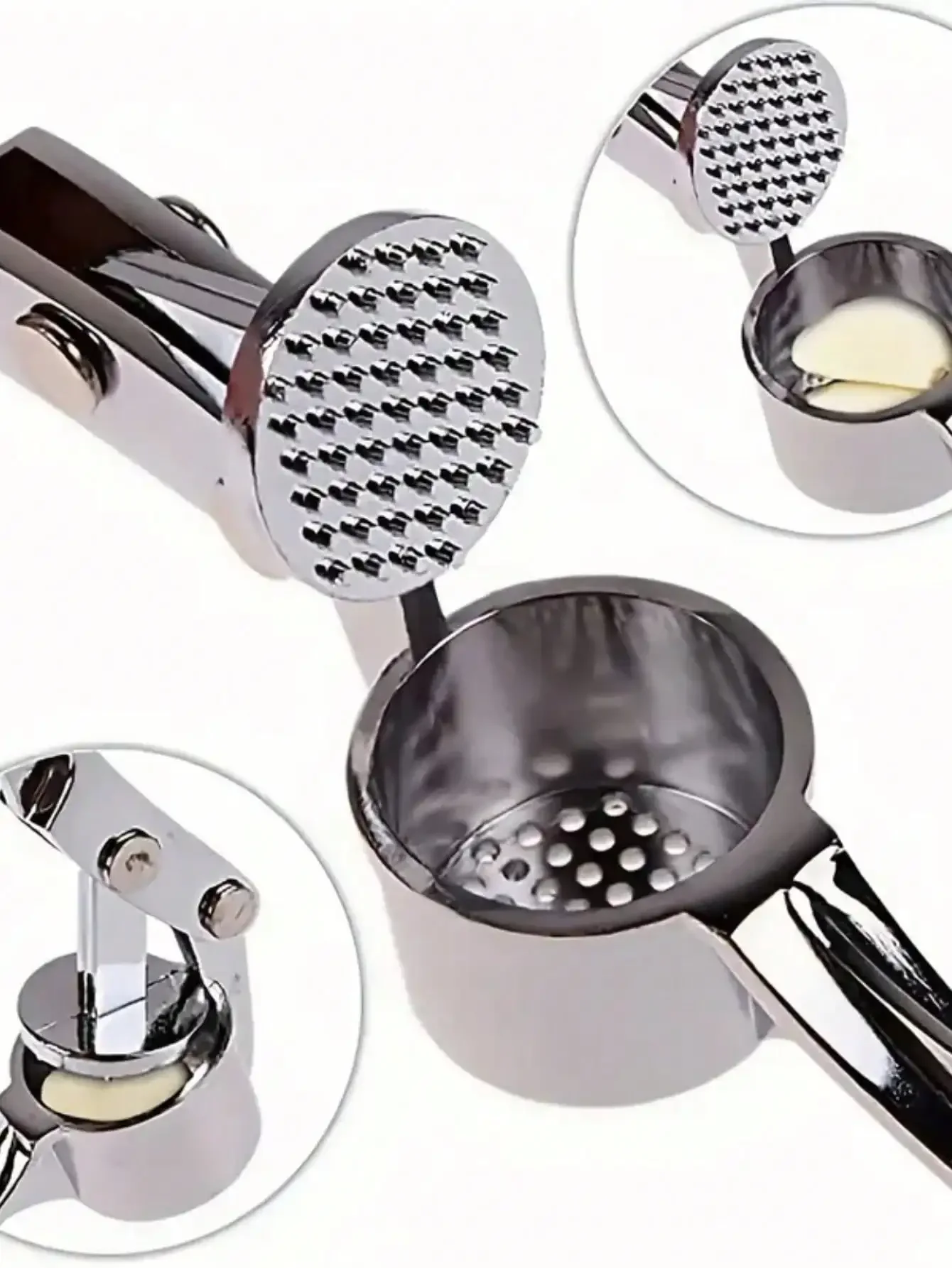 20261pc, Garlic Press Washable - Kitchen Gadgets Juicer 评论和价格