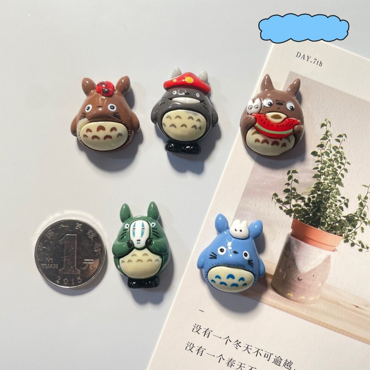 Totoro Anime Resin Fridge Magn - Kitchen Gadgets Website 评论和价格